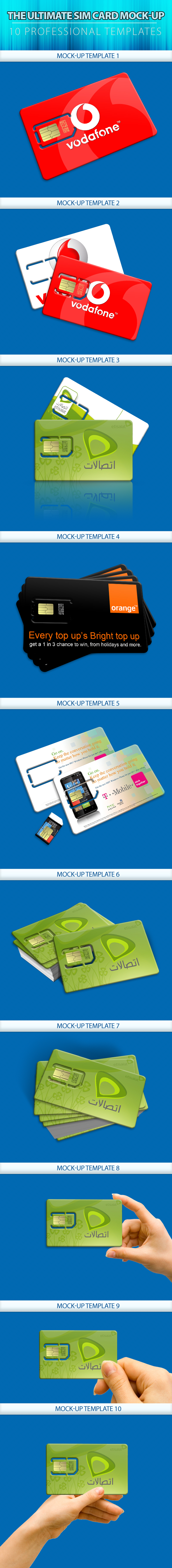 The Ultimate Sim Card Mock-up