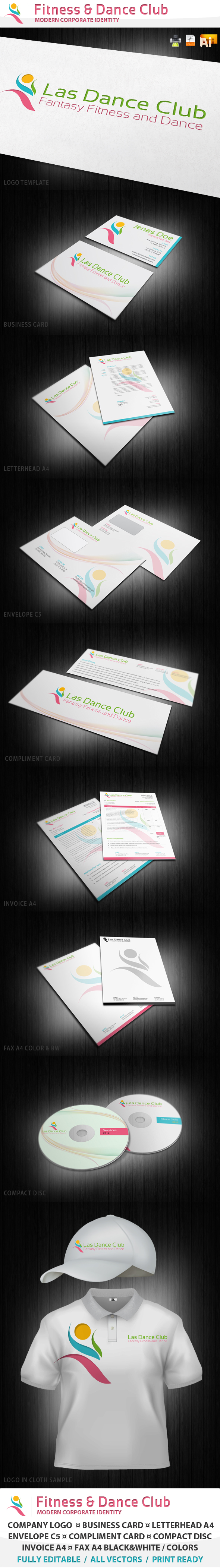 Fitness-and-Dance-Club-Corporate-Identity Fitness-and-Dance-Club-Corporate-Identity
