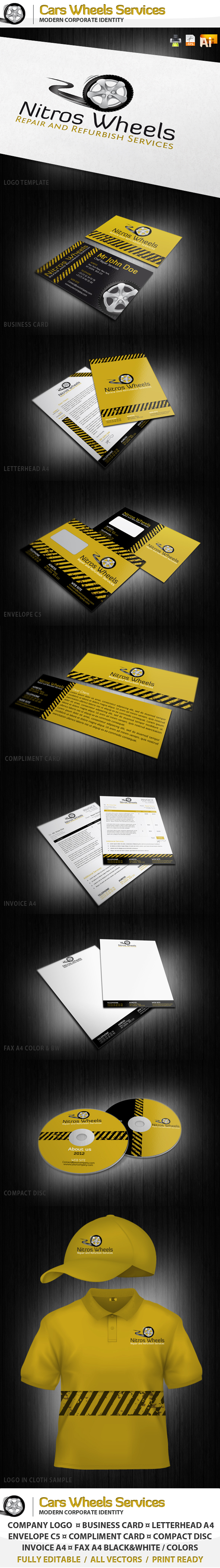 Cars Wheels Service Corporate Identity