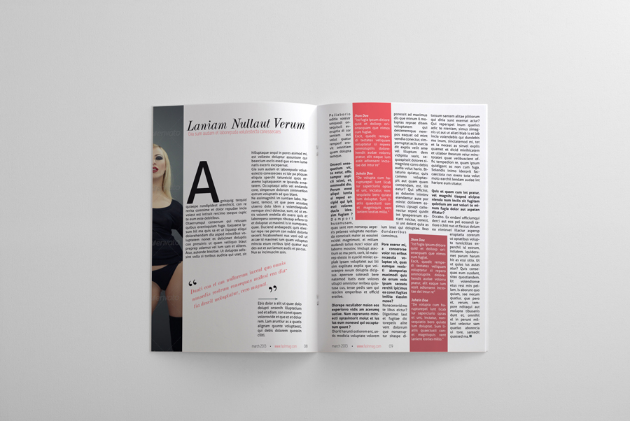 24 Pages Fashion Magazine Template