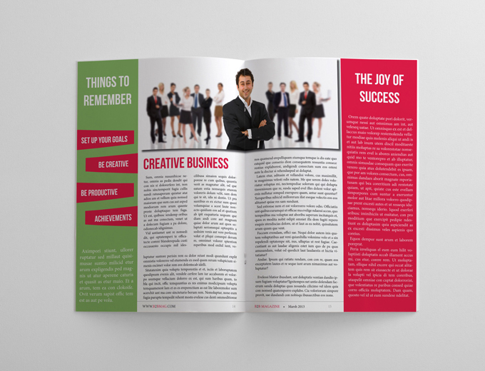 24 Pages Business Magazine Template