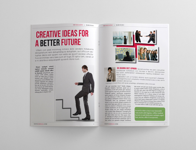 24 Pages Business Magazine Template