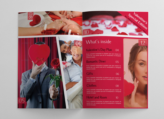 24 Pages Valentine Magazine Template