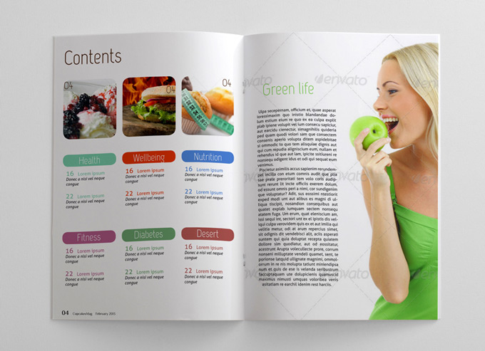48 Pages Food Magazine Template