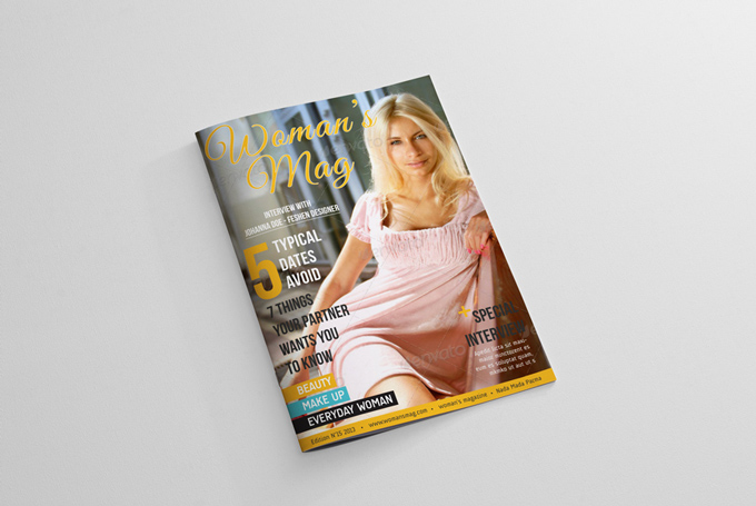 24 Pages Woman's Magazine Template