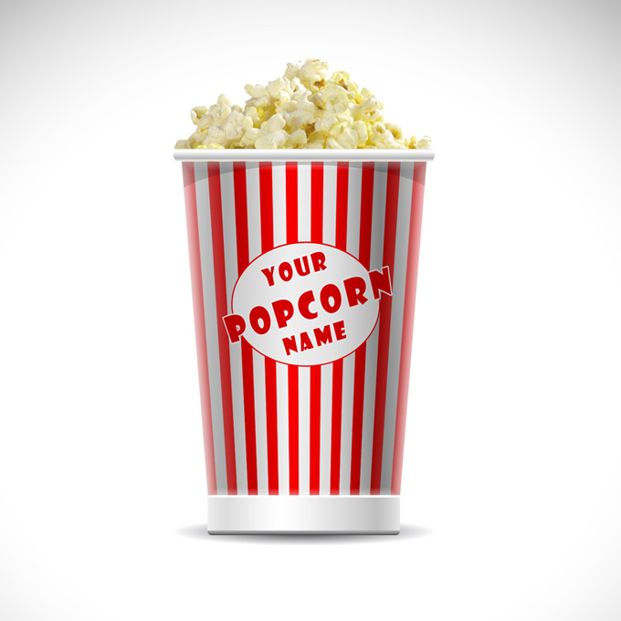 Popcorn Buckets Mock-up