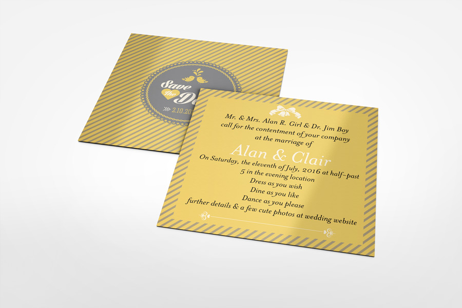 Invitation and Greeting Card Mockup V3