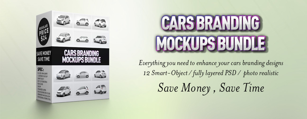 Download Cars Branding Mockups Bundle Product Mock Ups PSD Mockup Templates