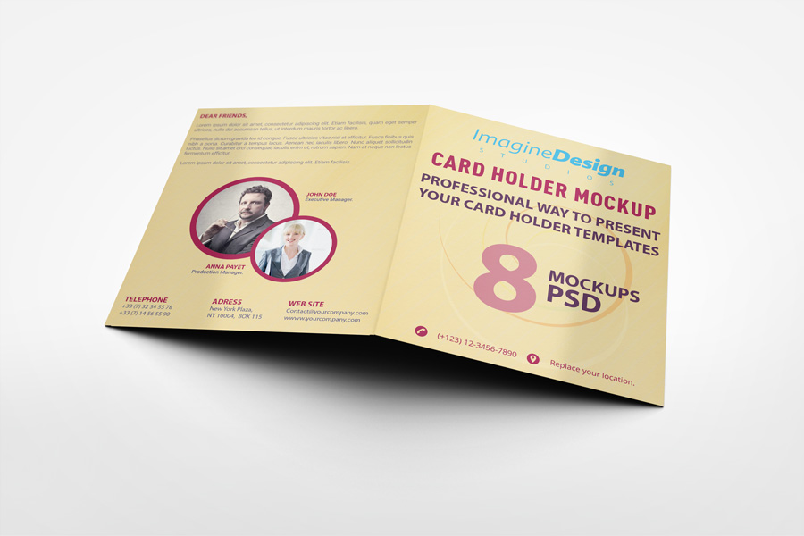 Card Holder Mockup