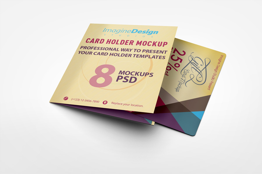 Card Holder Mockup