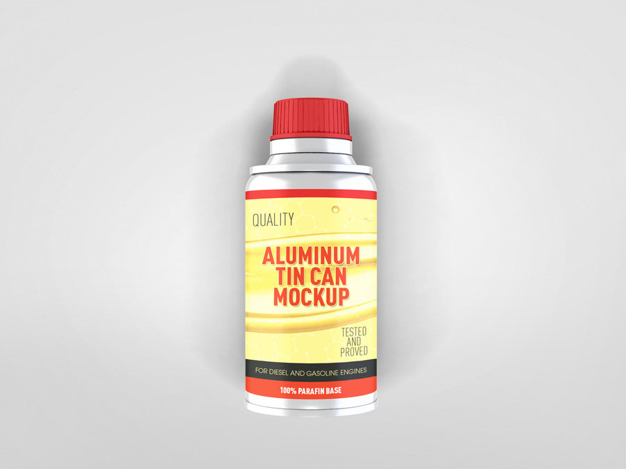 Aluminum Tin Can Mockup