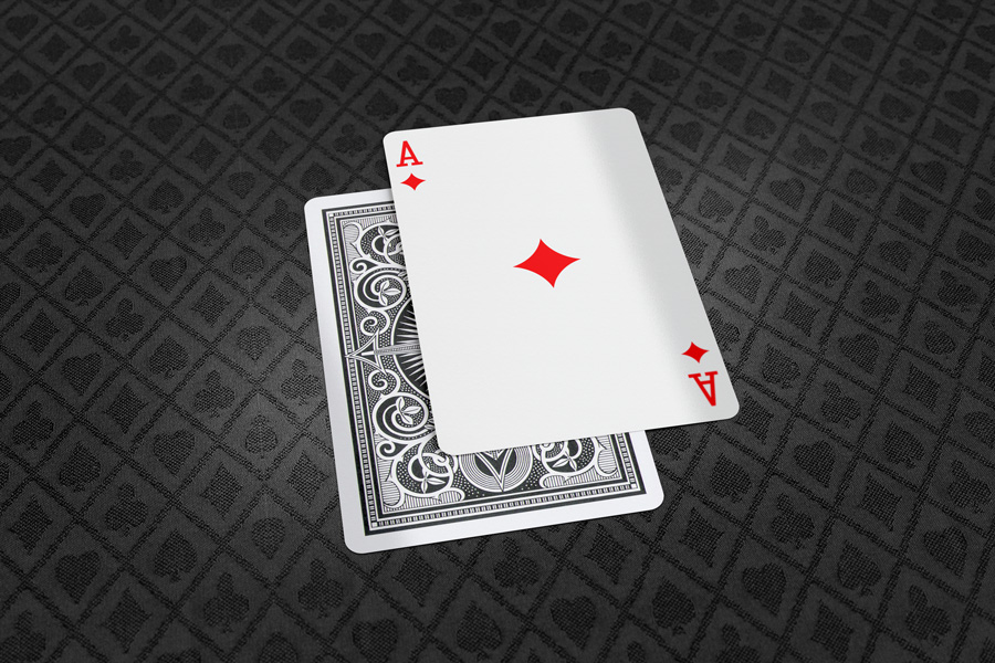 Bridge Playing Cards Mock-up