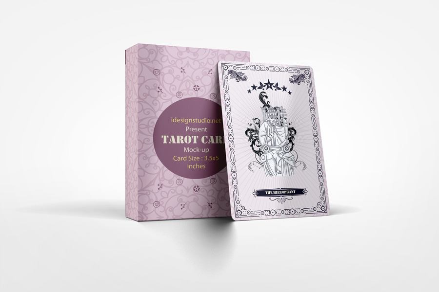 Jumbo Tarot Card Mockup